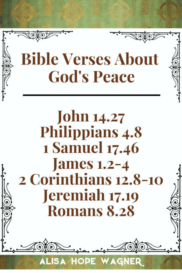 Bible Verses About God's Peace